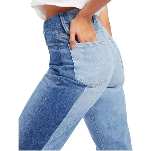 Good America GOOD BOY JEANS REDESIGN BNWT