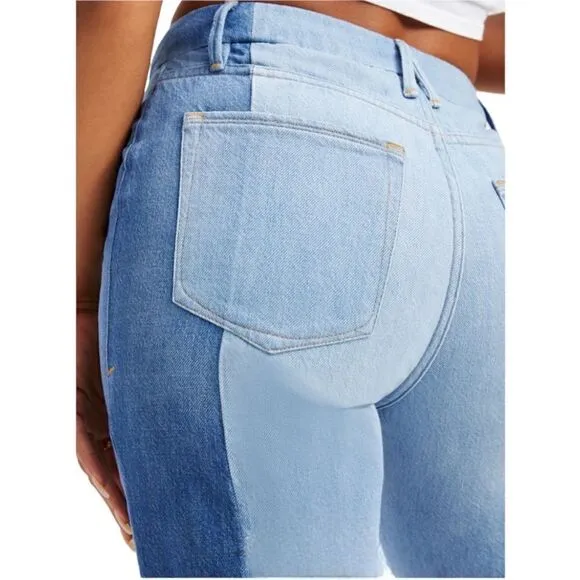 Good America GOOD BOY JEANS REDESIGN BNWT