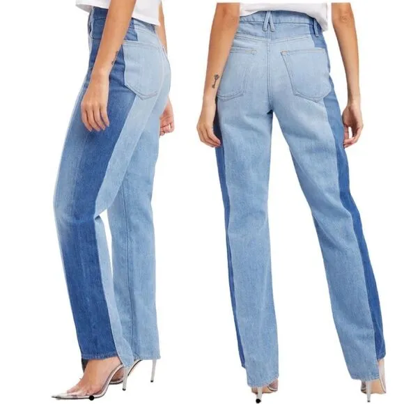 Good America GOOD BOY JEANS REDESIGN BNWT