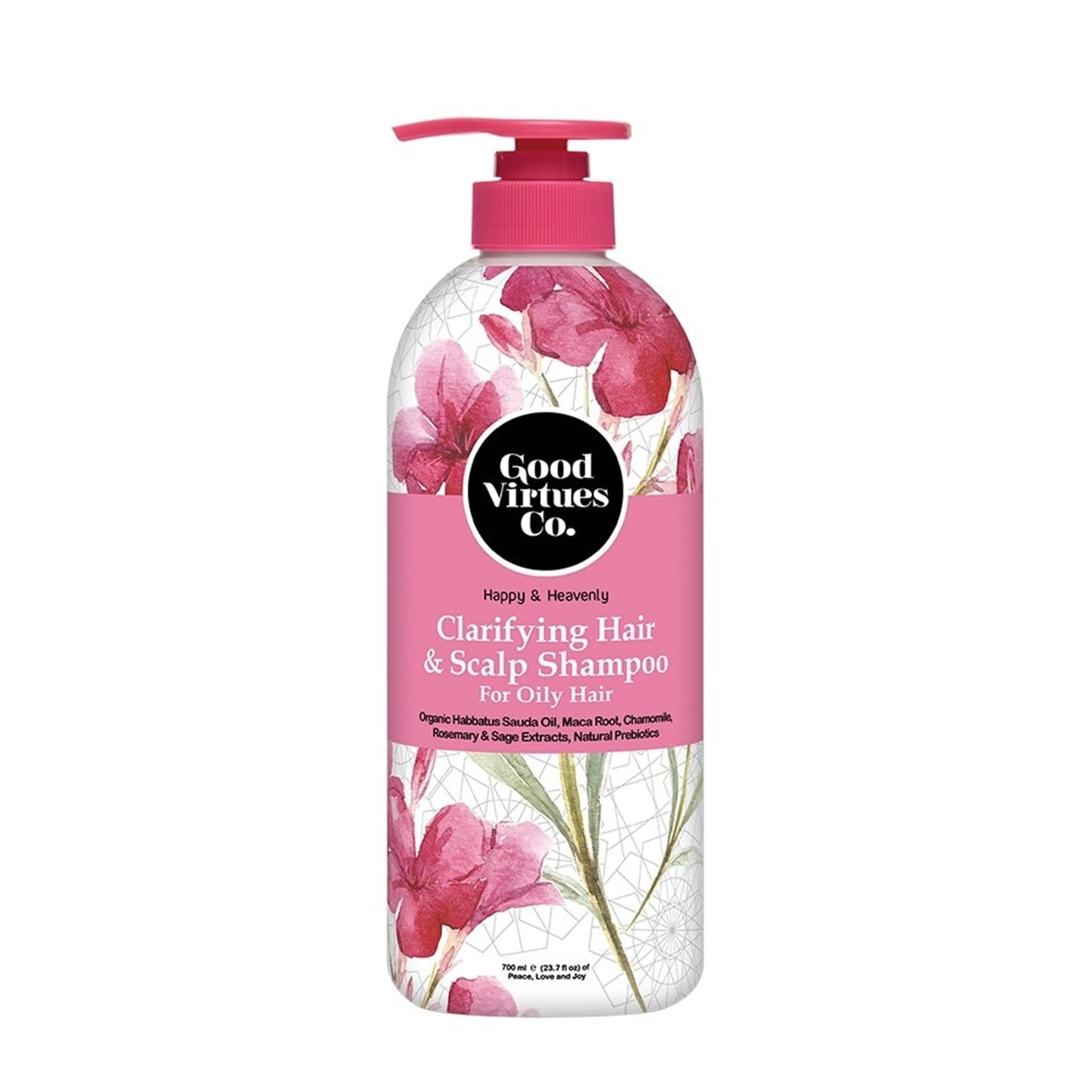 Good Virtues Co. Clarifying Hair and Scalp Shampoo for Oily Hair 700mL