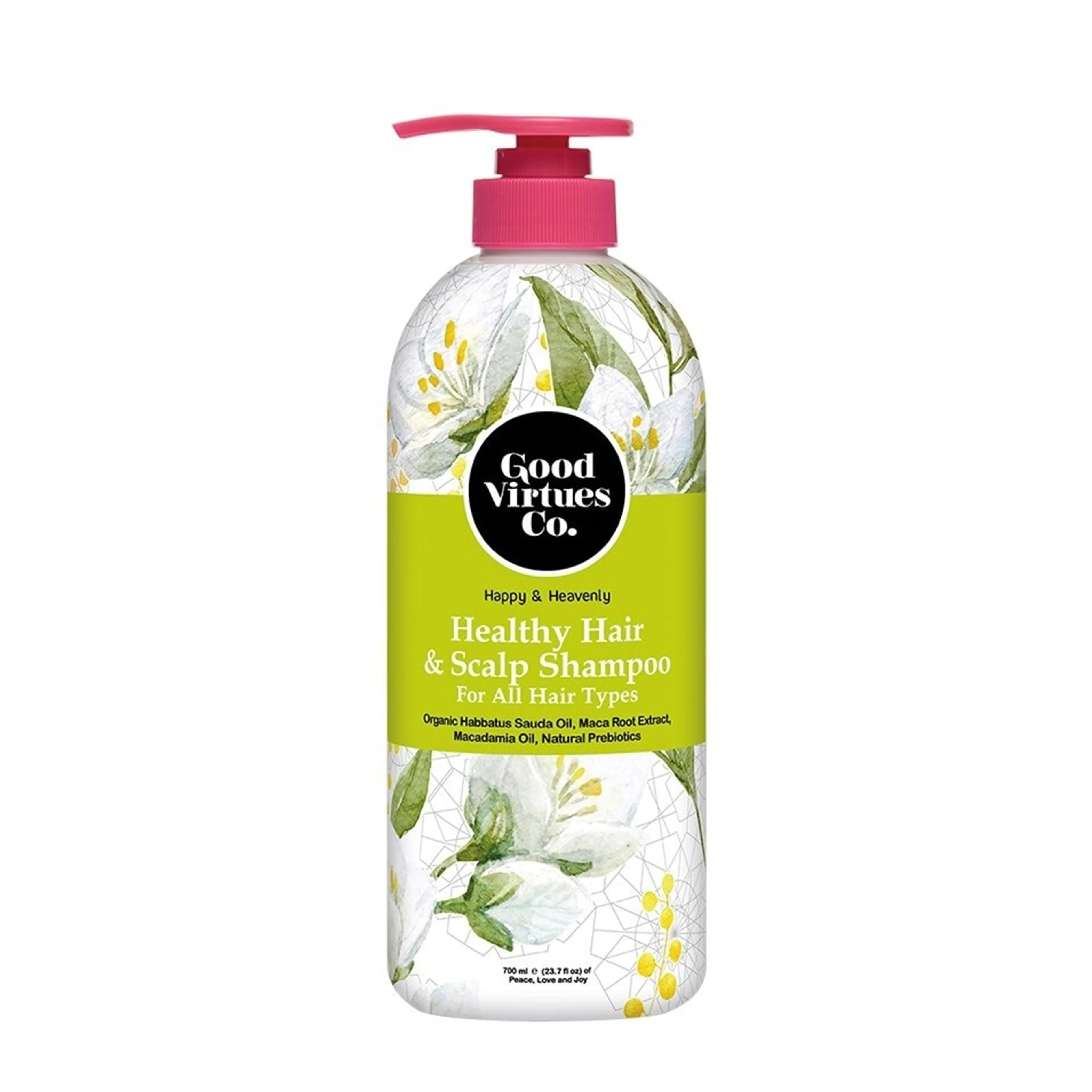 Good Virtues Co. Healthy Hair and Scalp Shampoo for All Hair Types 700mL