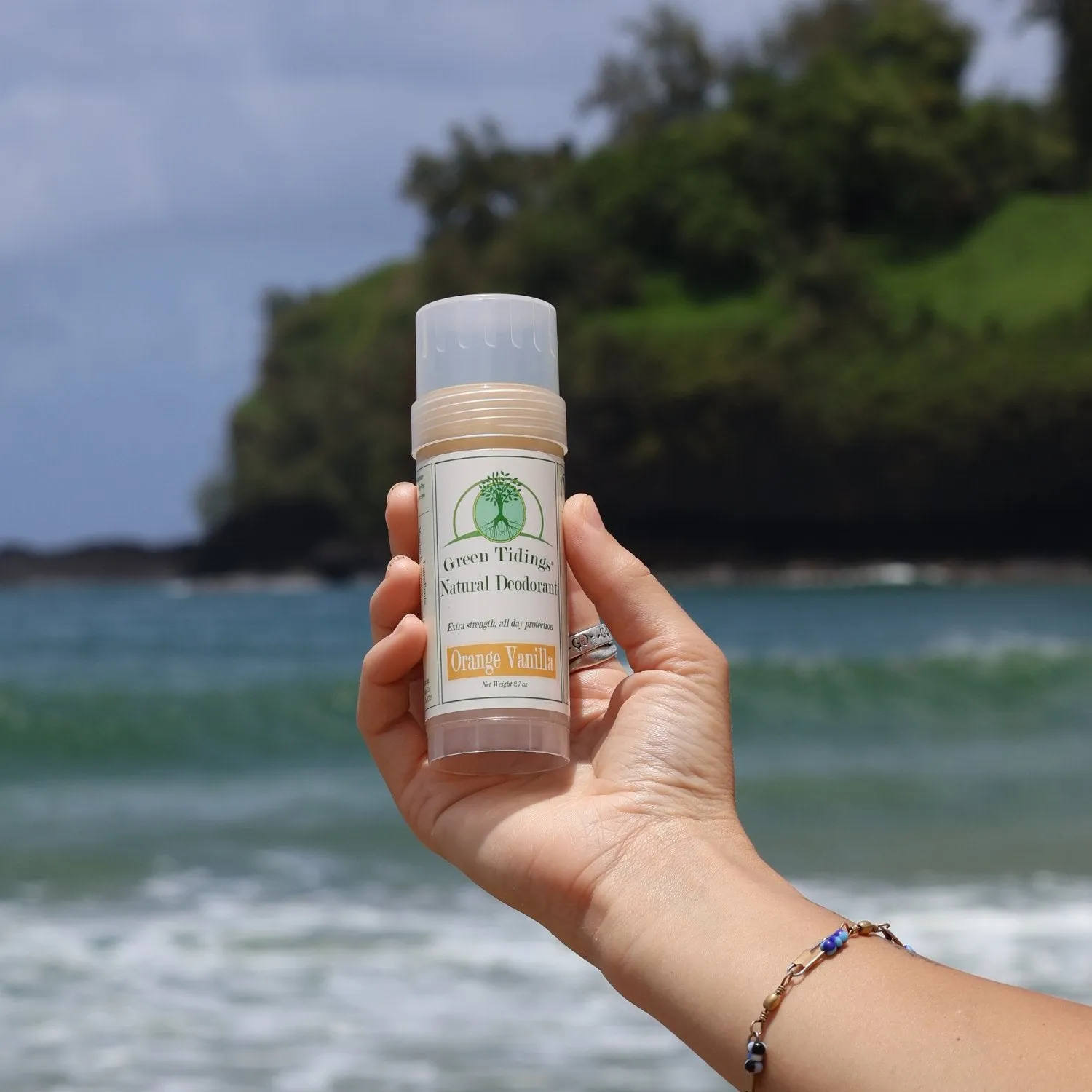 Green Tidings All Natural Deodorant- Orange Vanilla, 2.7 Ounces