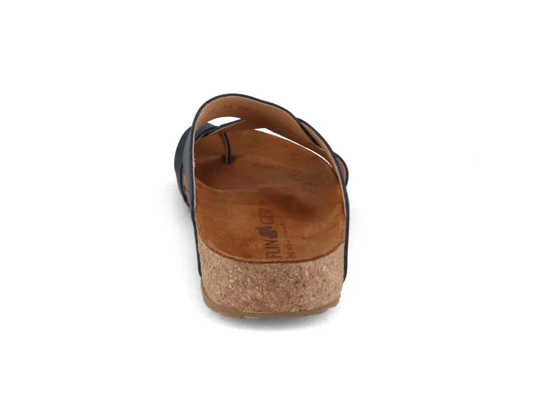 HAFLINGER Toe Strap Leather Mules Bio Jack