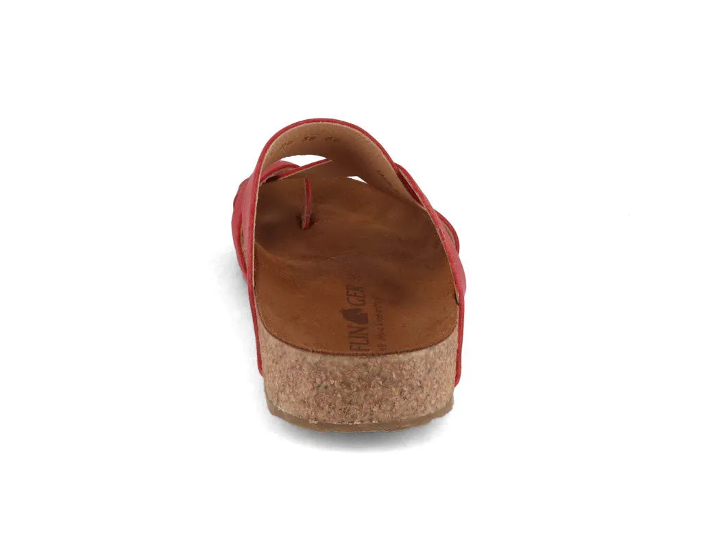 HAFLINGER Toe Strap Leather Mules Bio Jack