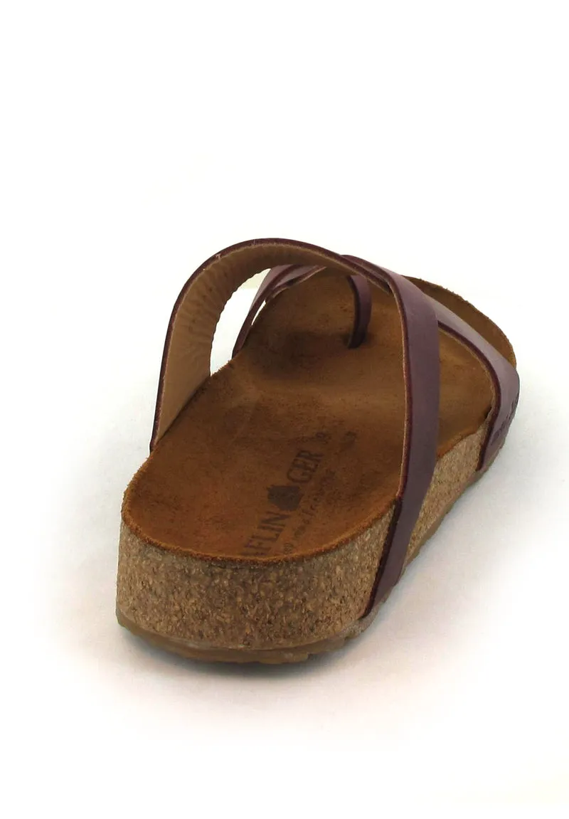 HAFLINGER Toe Strap Leather Mules Bio Jack