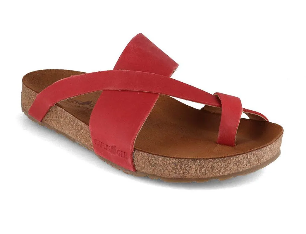 HAFLINGER Toe Strap Leather Mules Bio Jack