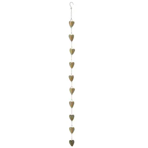 Heart Metal Rain Chain