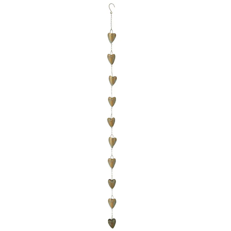 Heart Metal Rain Chain