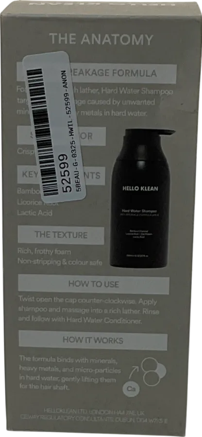 hello klean Anti-breakage Hard Water Shampoo 350ml