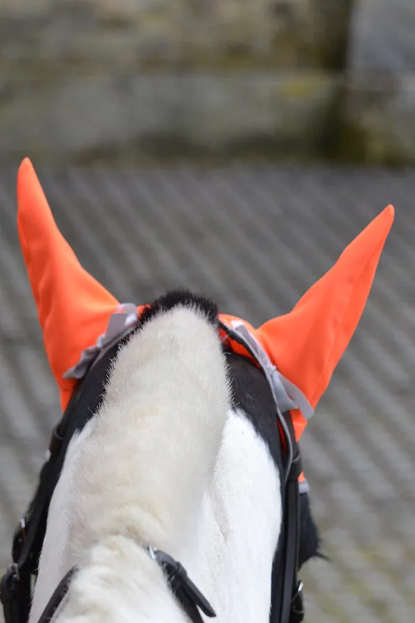 Hi Vis Fly Veil - Fire Orange