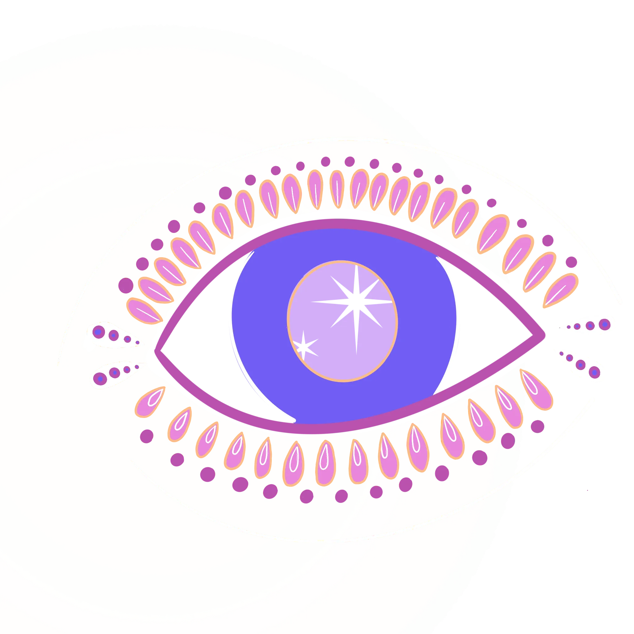 Holographic Eye Sticker
