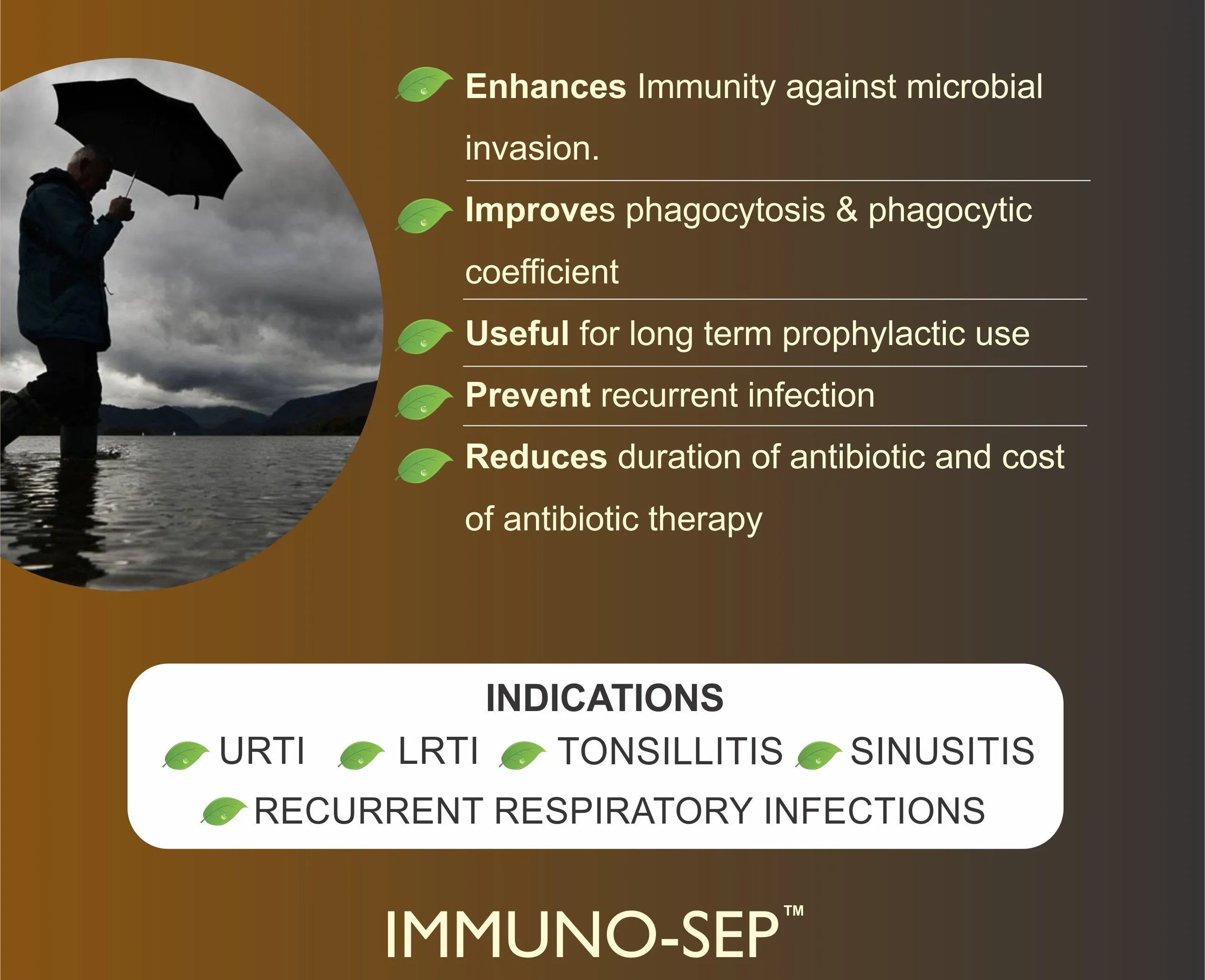 Immuno-sep Tablets | A Natural Immunity Booster With Goodness of Giloy, Amla, Mulethi & Manjistha | Supports in Respiratory Health &URTI and LRTI | Builds Immunity & Fights Against Allergies