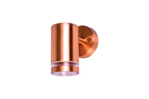 Integral ILDED040 Outdoor Stainless Steel Down GU10 IP65 Wall Light Copper