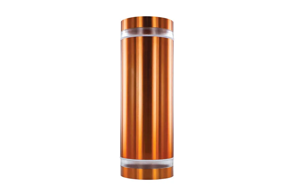 Integral ILDED043 Outdoor Stainless Steel Up And Down GU10 IP65 Wall Light Copper