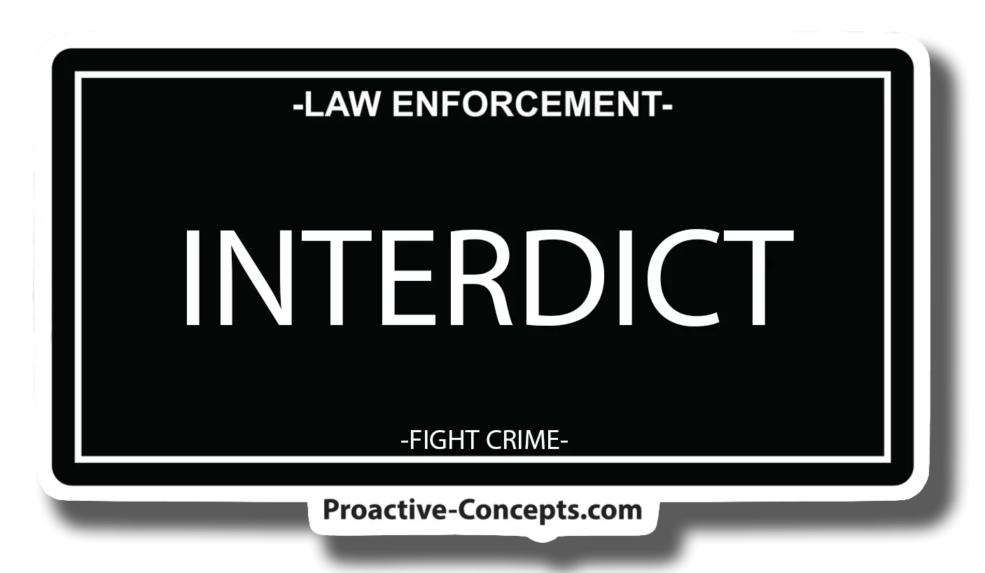 Interdict - LP Sticker