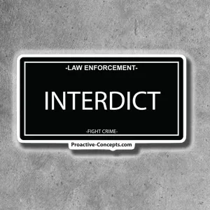 Interdict - LP Sticker