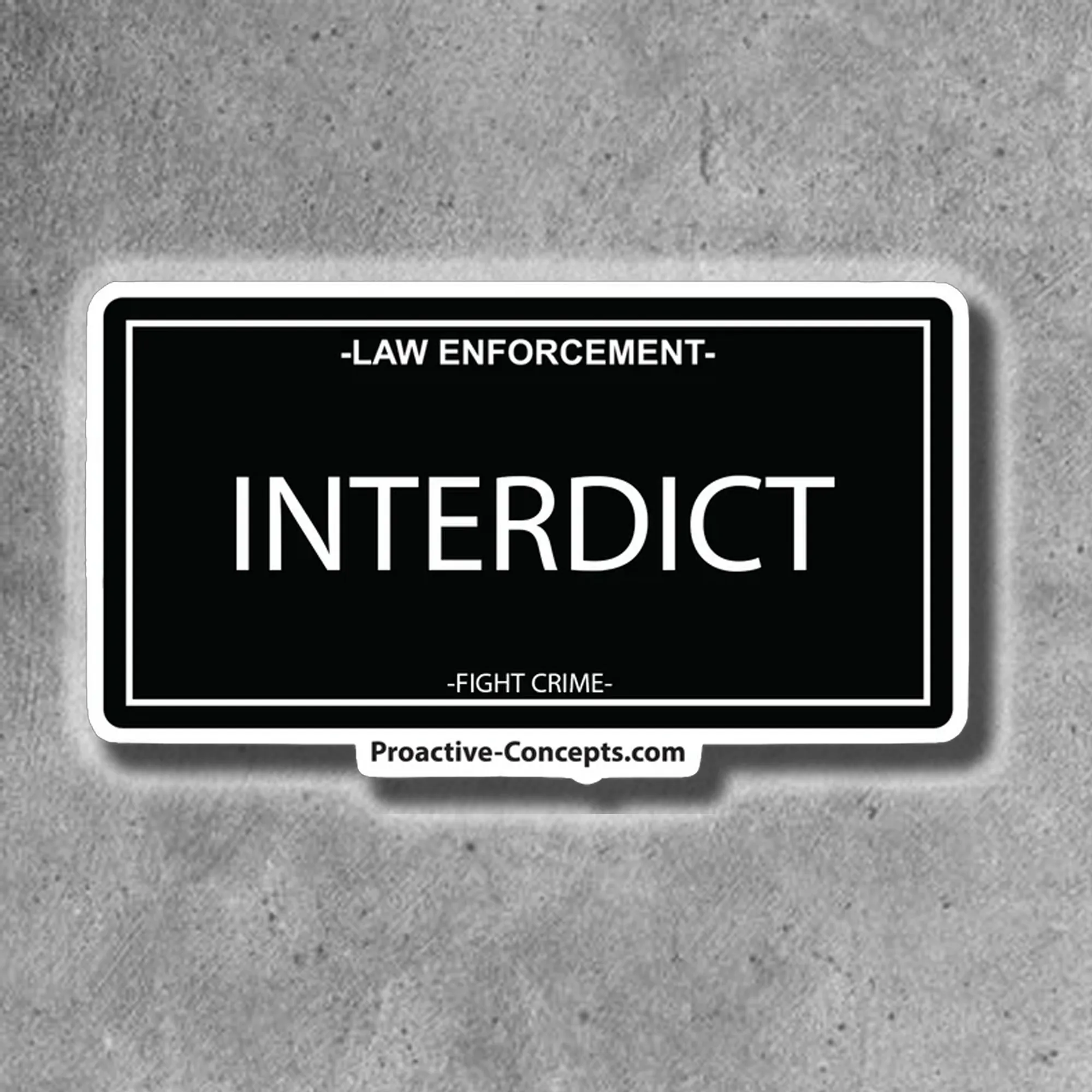 Interdict - LP Sticker
