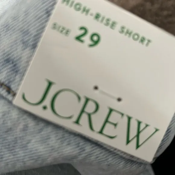 J crew 29 High-rise denim short in Delery wash nwt