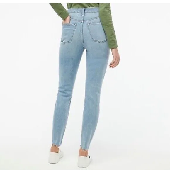 J. CREW FACTORY 10&quot; high-rise skinny jean in all-day stretch