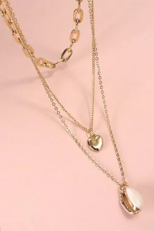 Jade Layer Heart Necklace