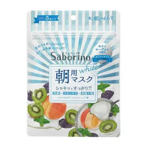 Japan Saborino 60 seconds lazy moisturizing early mask 5 enters [Qiqi Fruit Whitening]