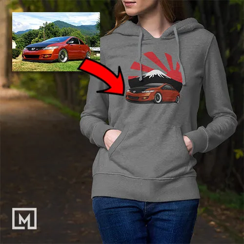 Japanese Cars | Custom Print Unisex | Hoodie