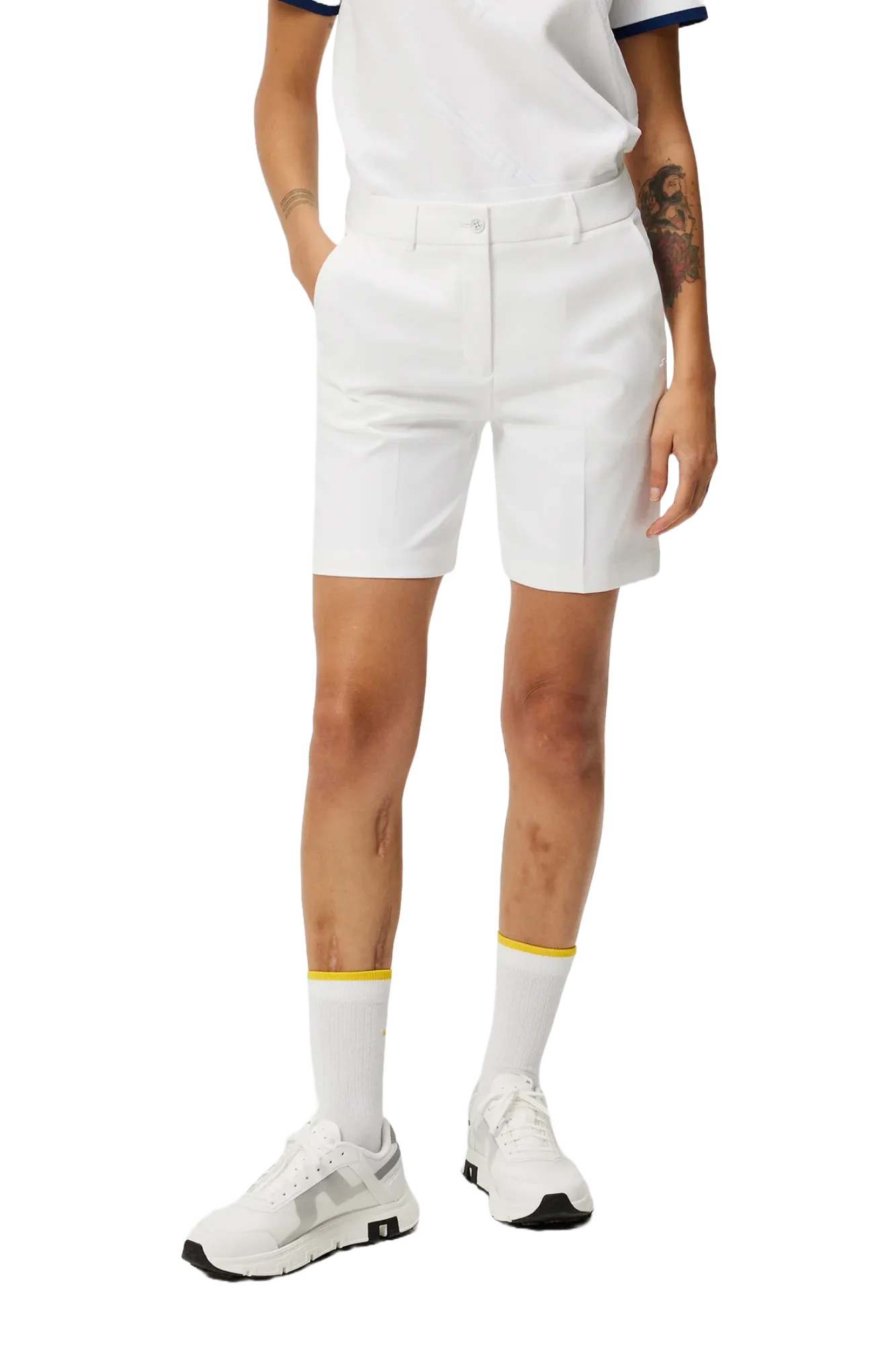J.LINDEBERG WOMENS GWEN LONG GOLF SHORTS
