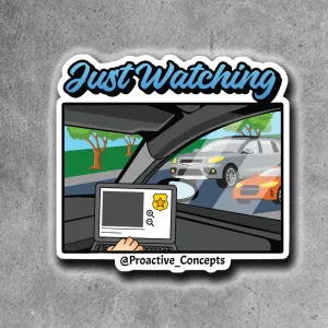 Just Watchin - Sticker