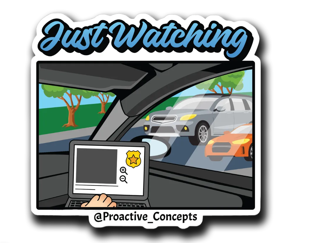 Just Watchin - Sticker