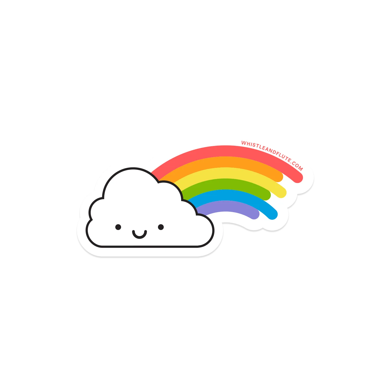 Kawaii Rainbow Vinyl Sticker