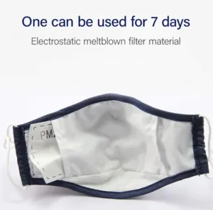 Kutehealth Designed Printed Washable Mouth Cover with 3Pcs 5 Layers Filters -LONDON EYE