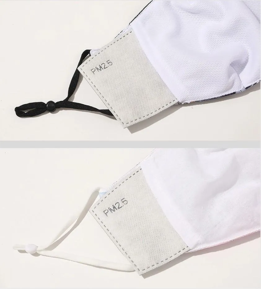 Kutehealth Designed Printed Washable Mouth Cover with 3Pcs 5 Layers Filters -LONDON EYE