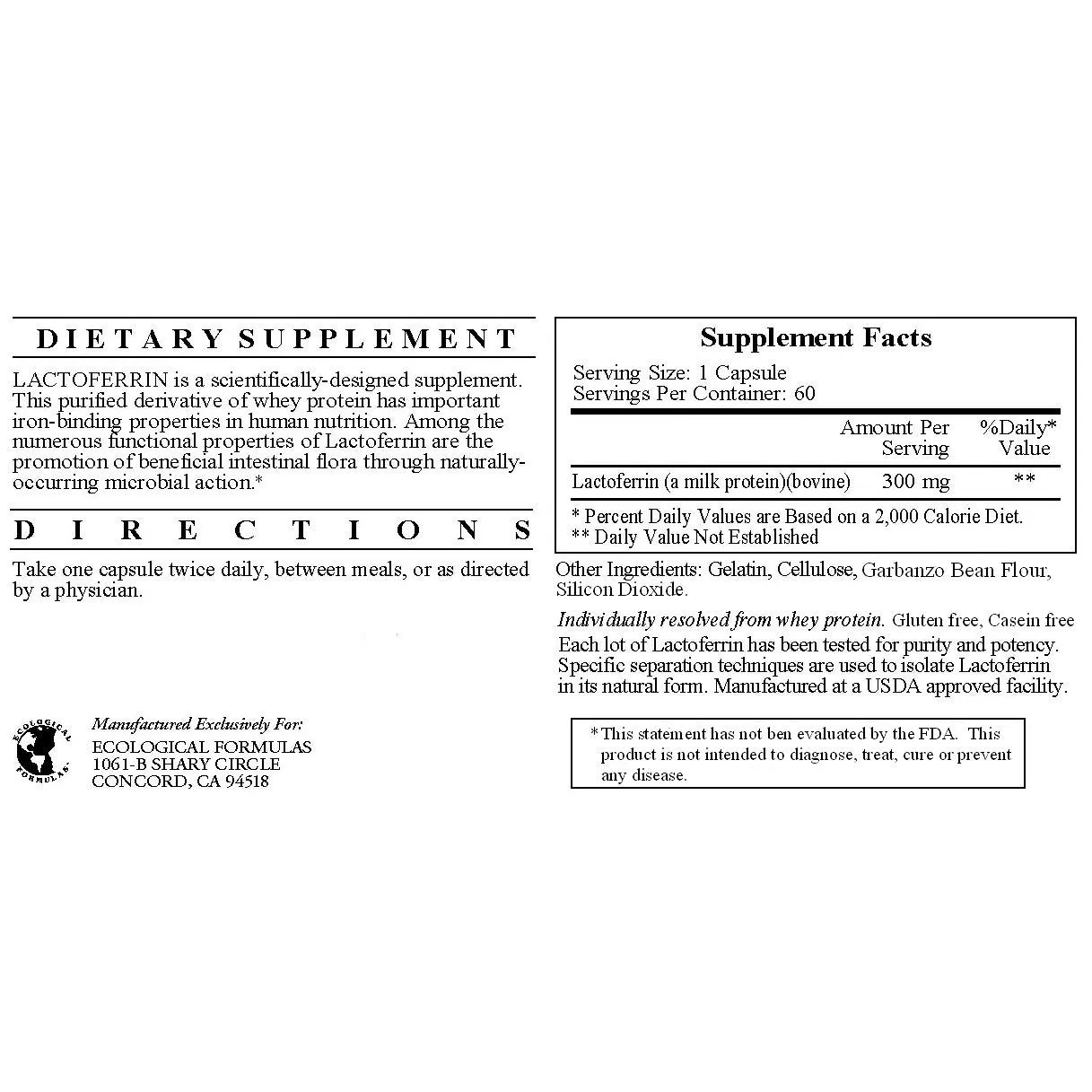 Lactoferrin 300mg