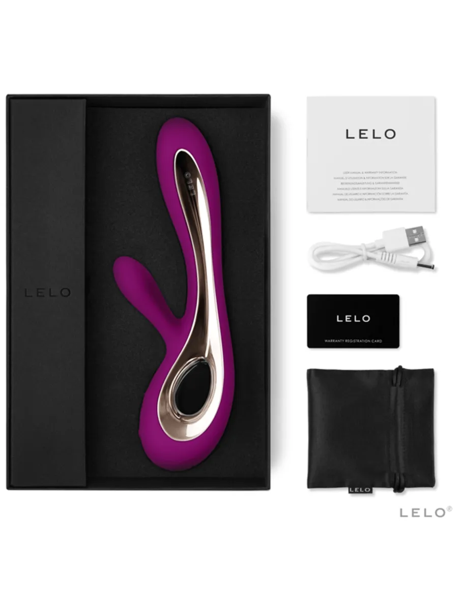 LELO Gift Pack - Soraya 2 Rabbit Vibrator & Cleaning Spray