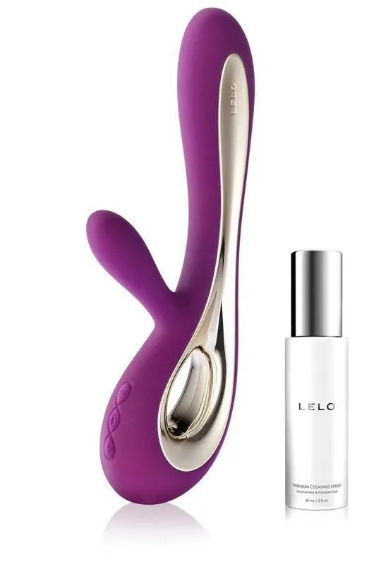 LELO Gift Pack - Soraya 2 Rabbit Vibrator & Cleaning Spray