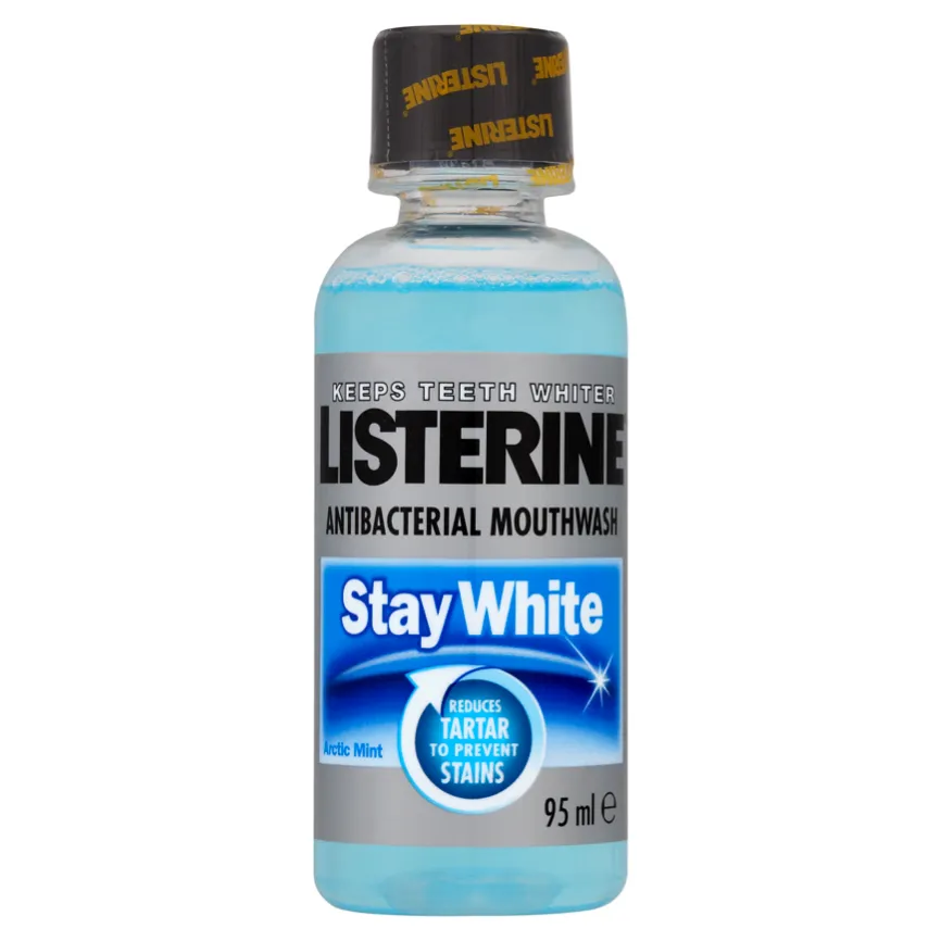 Listerine Antibacterial Mouthwash Stay White