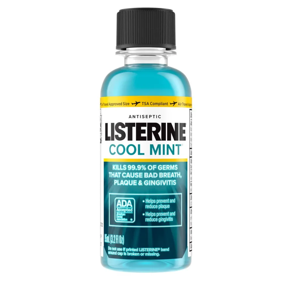 Listerine Cool Mint Antiseptic Mouthwash, 3.2 Oz
