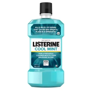 Listerine Cool Mint Antiseptic Mouthwash, 500 mL