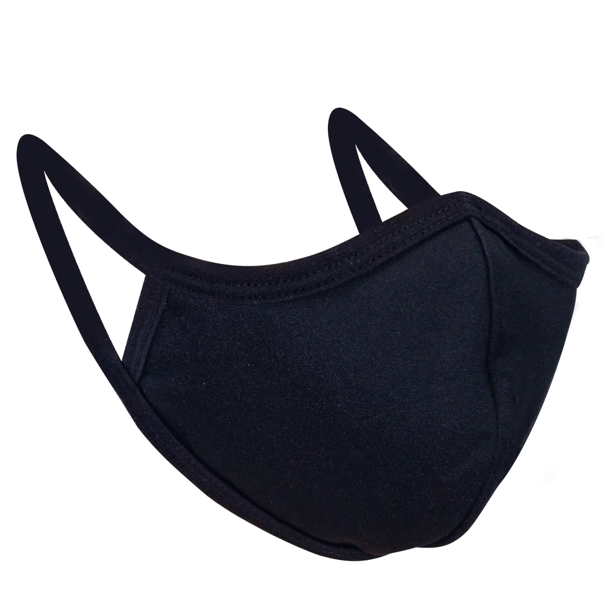 Lovercare Fabric Face Mask Black 10 Pack 3 layers