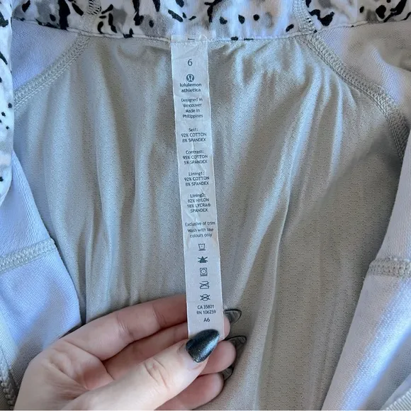 Lululemon - After Asana Hoodie - Not So Petite Fleur Silver Spoon