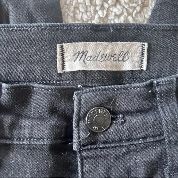 Madewell 10” High Riser Skinny Skinny Jeans Black