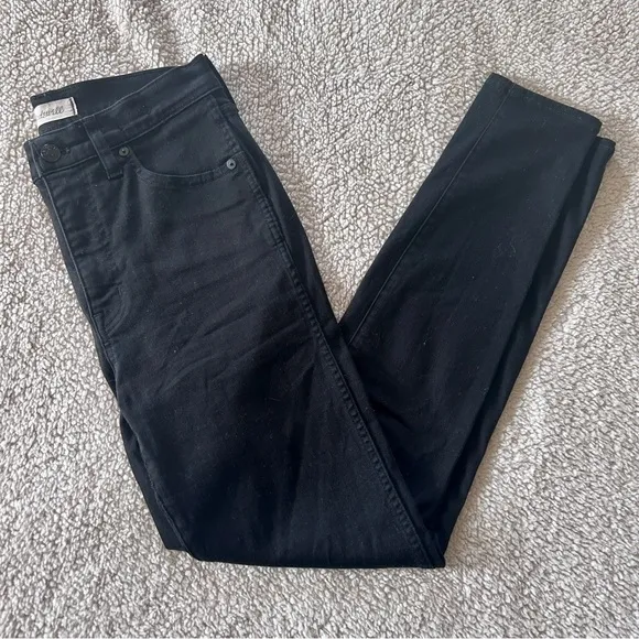Madewell 10” High Riser Skinny Skinny Jeans Black