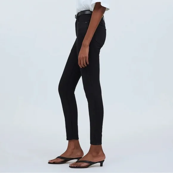 Madewell 10” High Riser Skinny Skinny Jeans Black