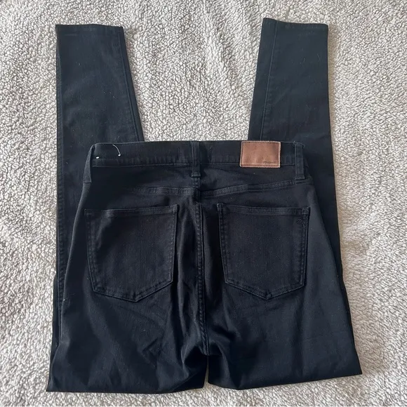 Madewell 10” High Riser Skinny Skinny Jeans Black