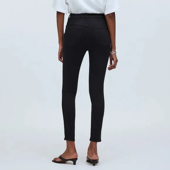 Madewell 10” High Riser Skinny Skinny Jeans Black