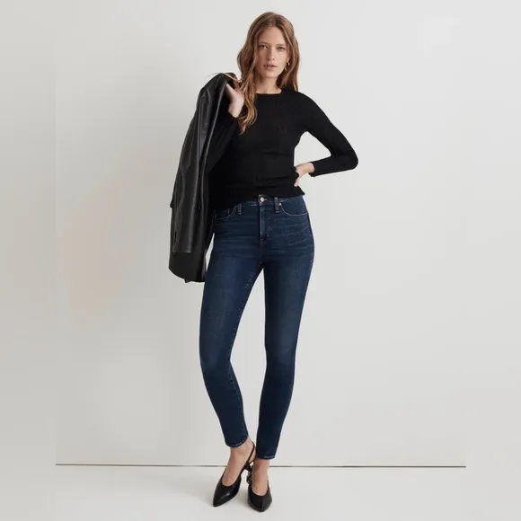 Madewell 10&quot; High-Rise Skinny Jeans NN484