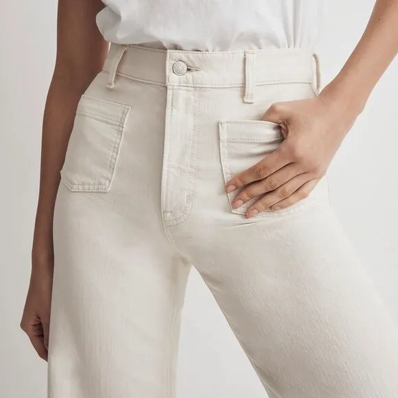 Madewell NWT Perfect Vintage Wide-Leg Jeans Size 32 High Rise in Vintage Canvas