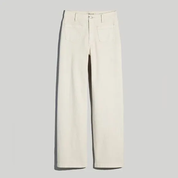 Madewell NWT Perfect Vintage Wide-Leg Jeans Size 32 High Rise in Vintage Canvas