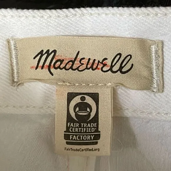 Madewell NWT The '90s Straight Jean: Two-Tone Size 29 High Rise