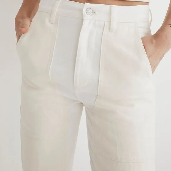 Madewell NWT The '90s Straight Jean: Two-Tone Size 29 High Rise